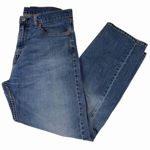 Levi's 505 Men's Jeans Medium Wash Blue Regular Fit Denim 32x29 Casual